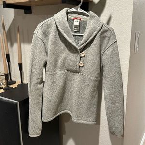 The north face sweater